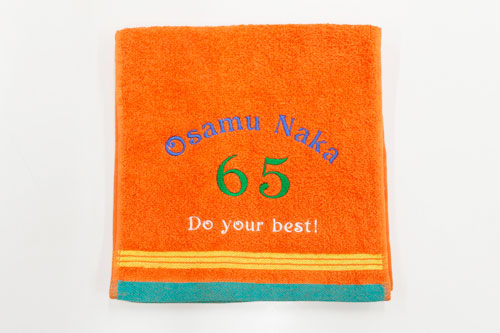 名入れ刺繍　泉州スポーツタオル　タイニー　全8色